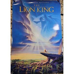 THE LION KING (1994) 2 Sided Original Movie Theate Poster ROLLED 27” x 40” 90’s